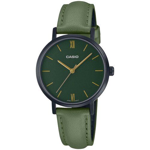 Наручные часы CASIO Collection LTP-VT02BL-3A, мультиколор, зеленый часы casio a700wegl 3a