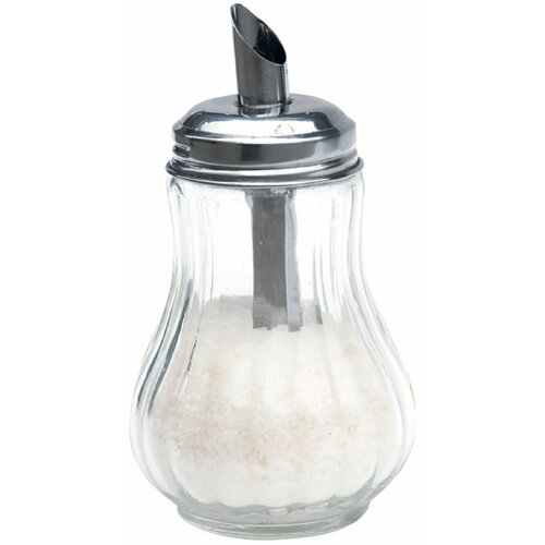 Сахарница ZEIDAN Z-11049 150 мл, хром/прозрачный
