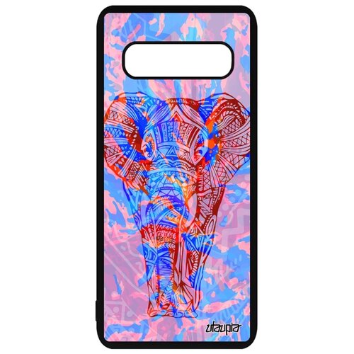 фото Чехол на телефон samsung galaxy s10, "слон" азиатский elephant utaupia
