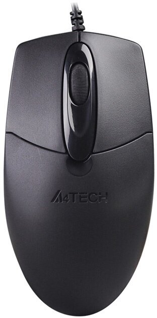 Мышь A4Tech OP-720 черный оптическая (1000dpi) USB (3but)