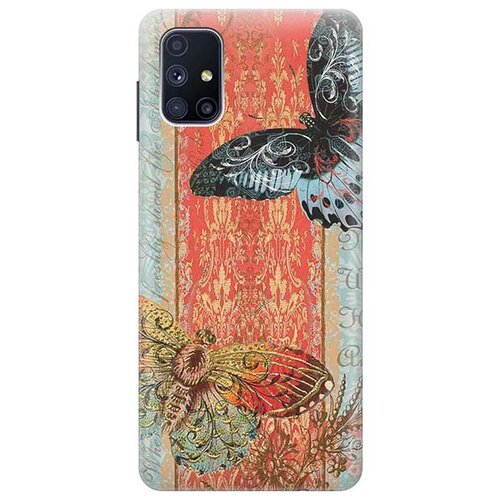 фото Чехол - накладка artcolor для samsung galaxy m51 с принтом "две бабочки" re:pa
