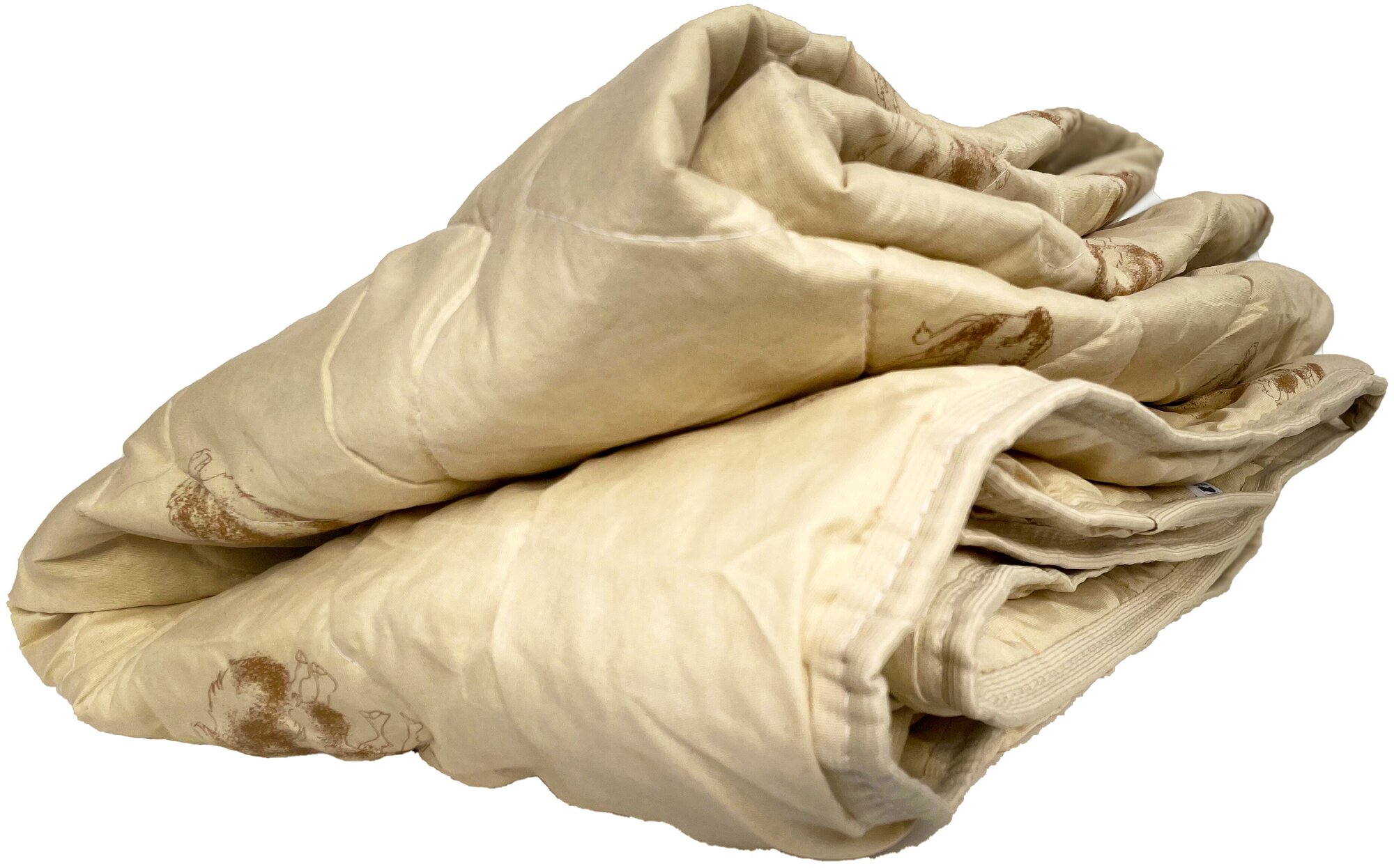 Одеяло всесезонное Норма "Верблюжья шерсть" 140х205 - фотография № 4