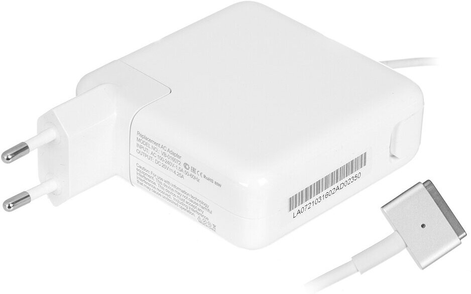 Аксессуар Блок питания Vbparts для APPLE MacBook 20V 4.25A 85W MagSafe2 T-Shape Replacement 016072