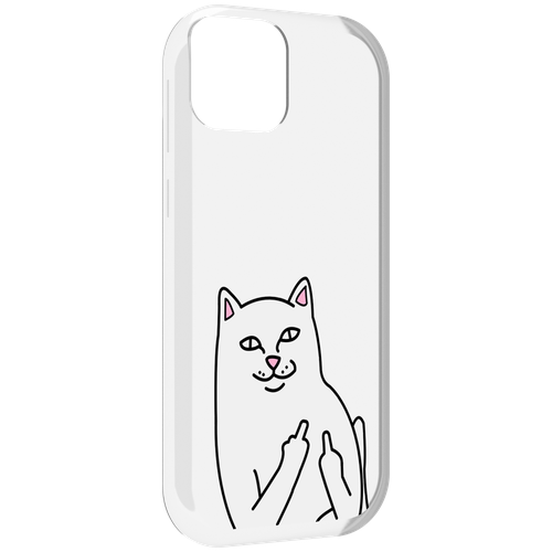 Чехол MyPads котяра для UleFone Note 6 / Note 6T / Note 6P задняя-панель-накладка-бампер