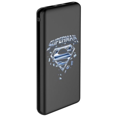 фото Внешний аккумулятор лицензия dc comics 10000 mah, 2 usb, microusв, 2,1a, li-pol, superman 05 deppa