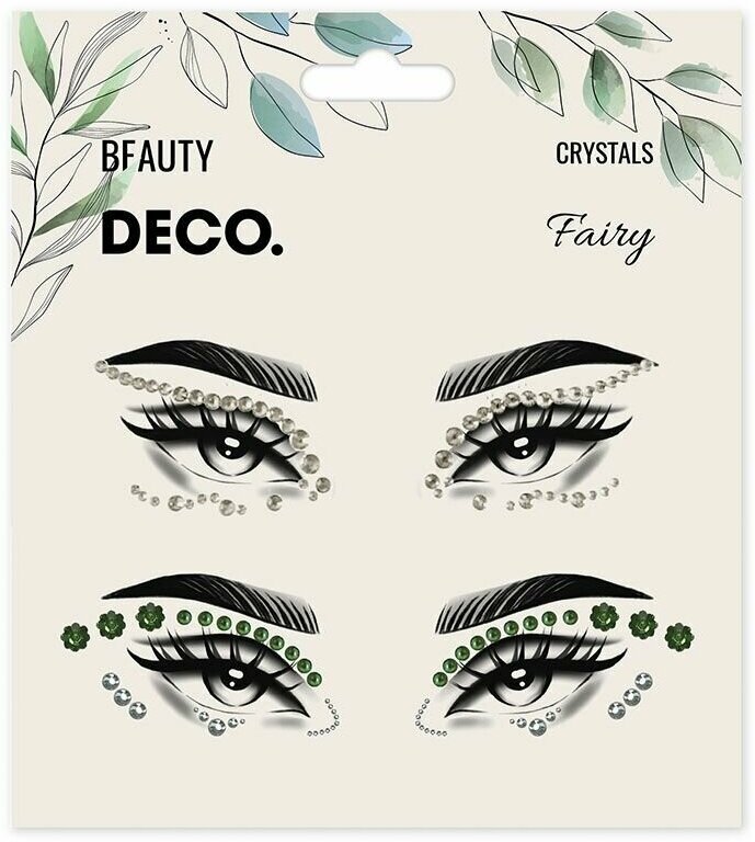 Кристаллы для лица и тела DECO. FLORAL by Miami tattoos (Fairy)