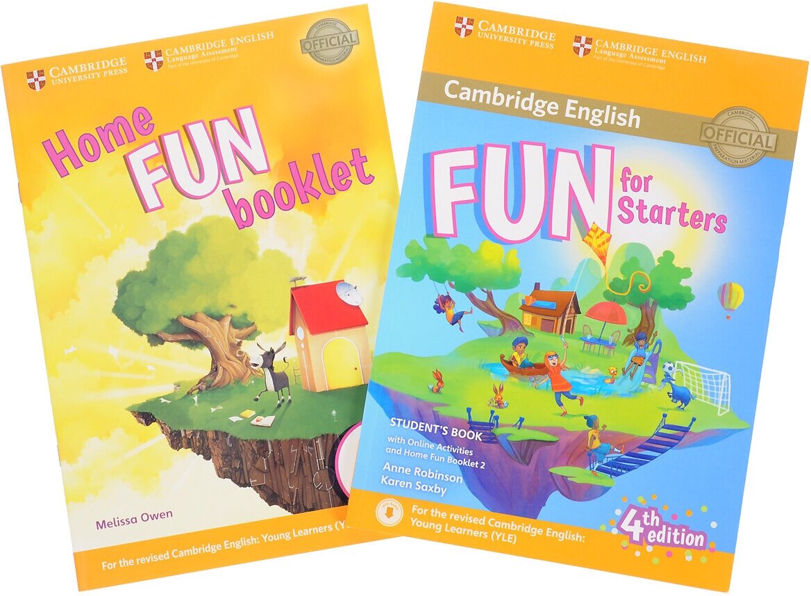 English Fun for Starters 4th Edition Комплект Student's Book + Home Fun Booklet 2