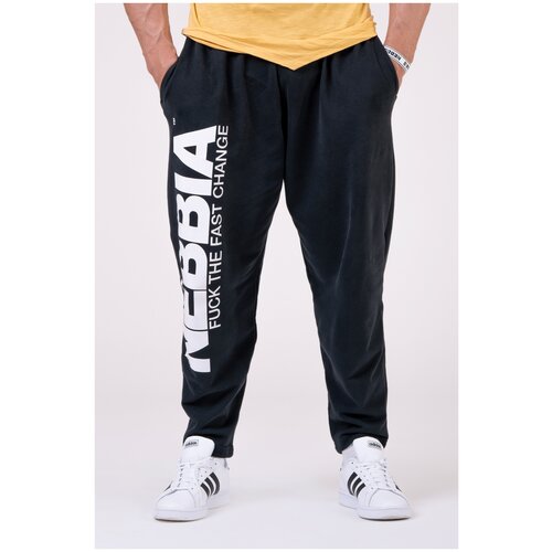 фото Штаны nebbia beast mode on iconic sweatpants 186 black (xl)
