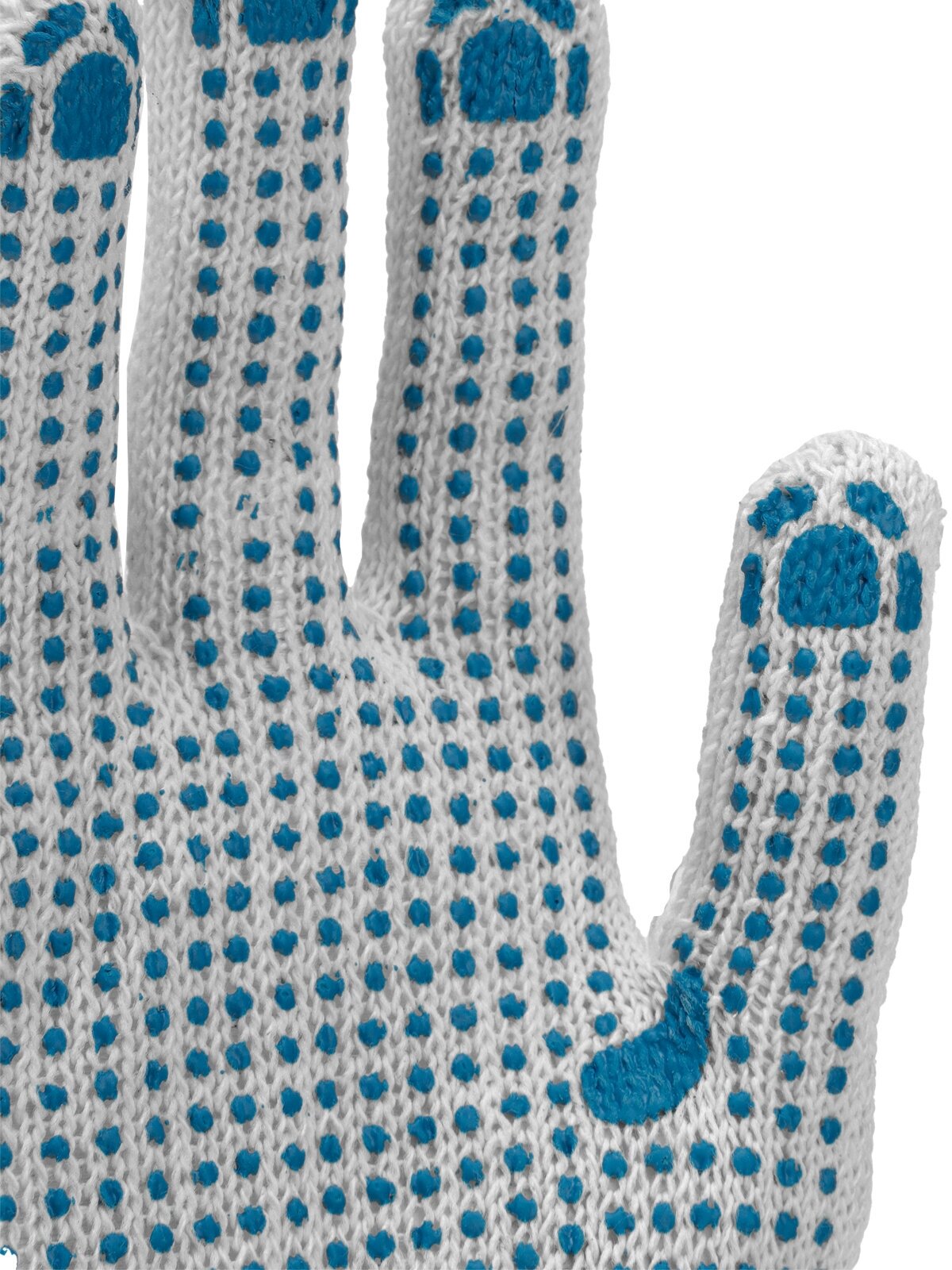 Набор перчаток х/б с ПВХ, 6 пар в упаковке Леруа Мерлен - фото №6