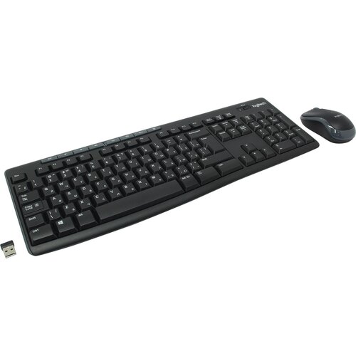 Клавиатура + мышь Logitech MK270, беспроводная, USB, черный (920-003381/920-004509/920-004518) клавиатура logitech k270 920 003757