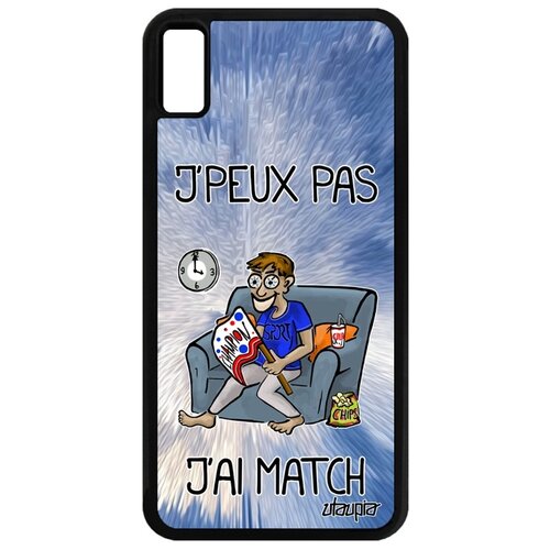 фото Чехол для телефонов iphone xs max, "не могу - у меня матч!" карикатура чемпионат utaupia