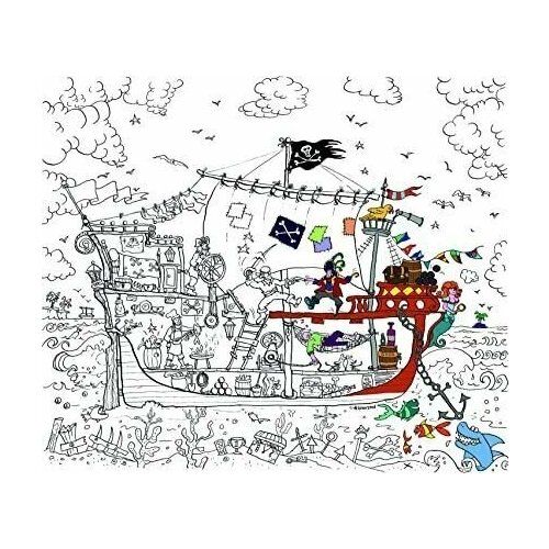 Большая развивающая раскраска 