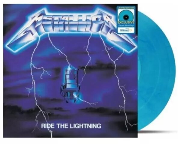 Metallica - Ride The Lightning LP (голубой винил)