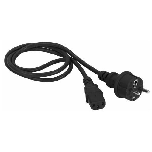 Кабель питания Lanmaster (LAN-PP13/SH-1.5-BK) кабель lanmaster lan pp13 sh x x yy 3 м черный