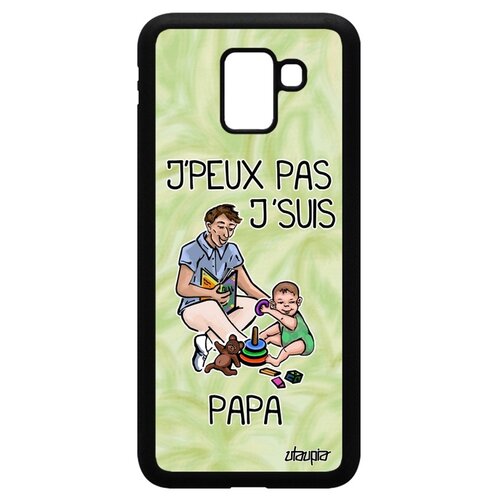 фото Чехол для samsung galaxy j6 2018, "не могу - стал папой!" папуля пародия utaupia