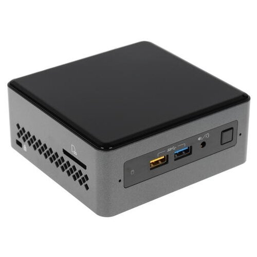 Платформа Intel NUC (BOXNUC7PJYH) Intel Pentium Silver J5005, Intel UHD Graphics 605, ОС не установлена, черный/серый