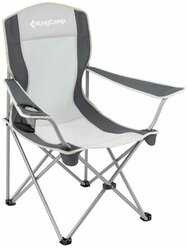 Кресло туристическое раскладное King Camp 3818 Arms Chair cталь, 84Х50Х96, черно-серый