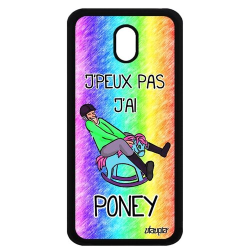 фото Чехол для смартфона galaxy j3 2017, "не могу - у меня пони!" карикатура шутка utaupia