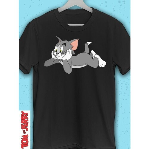 фото Футболка hilari, размер 50, черный, белый