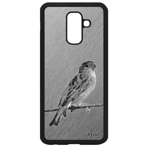 фото Чехол на телефон samsung galaxy a6 plus 2018, "воробей" птица воробьишка utaupia