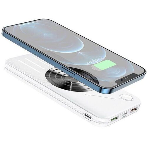 Внешний аккумулятор Power Bank 10000 mAh Borofone BJ7 Wireless charger белый 240500₽