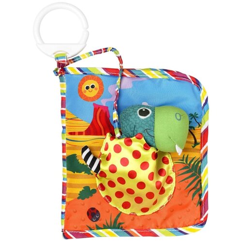 TOMY Lamaze Развивающая книжка Динозавр Торин играет в прятки LC27918RU с 3 месяцев