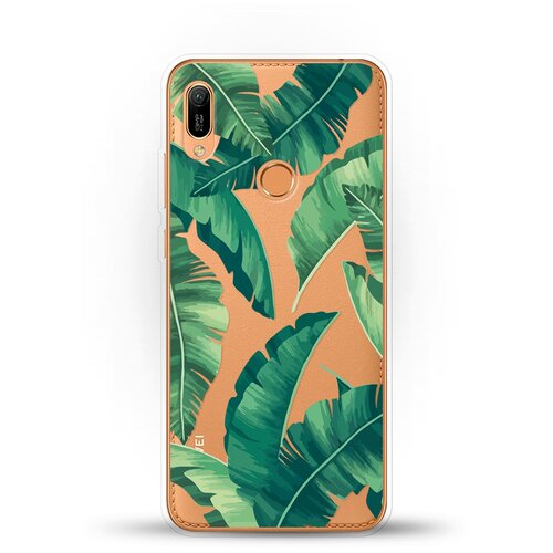 фото Силиконовый чехол пальма на huawei y6 (2019) andy & paul