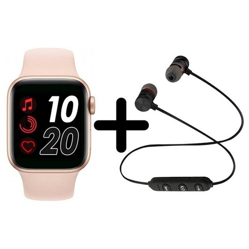 Умные часы BandRate Smart SX1818GP-SET1 с беспроводными наушниками счетчиком калорий шагомером 643500₽