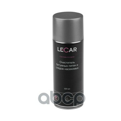 Очиститель Битумных Пятен И Следов Насекомых 520 Мл Аэрозоль Lecar Lecar000011212 LECAR арт LECAR000011212 475₽