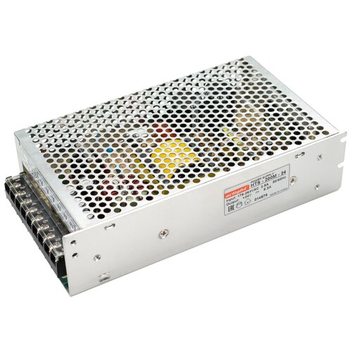 фото Блок питания hts-200m-24 (24v, 8.3a, 200w) (arl, ip20 сетка, 3 года) arlight