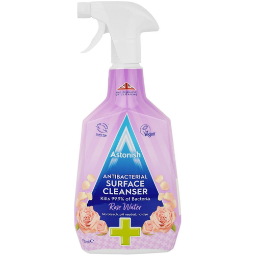 Astonish Antibacterial Surface Cleanser Rose Water Спрей антибактериальный для любых поверхностей Розовая вода 750 мл