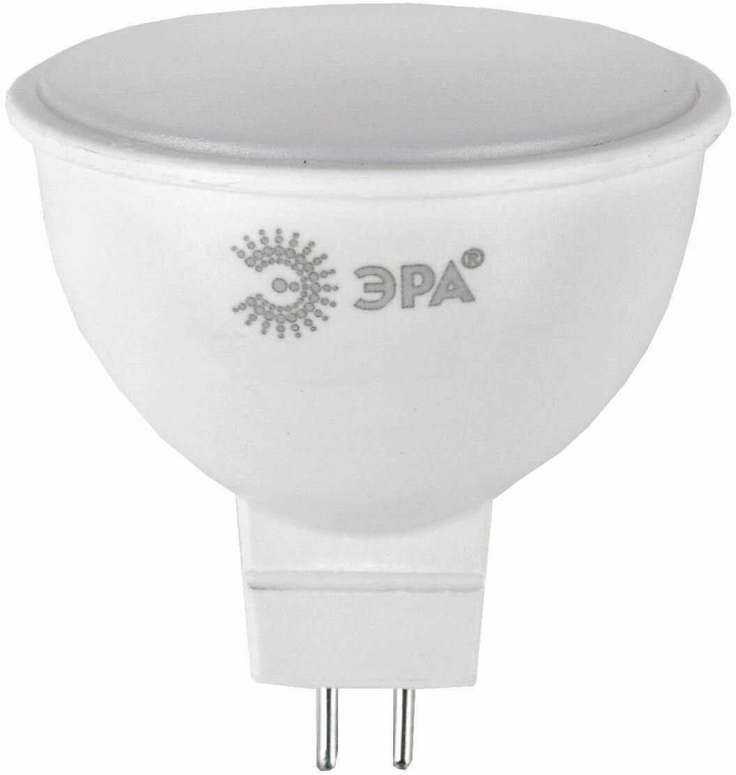 Лампа светодиодная ЭРА GU5.3 9W 2700K матовая LED MR16-9W-827-GU5.3 R Б0054239