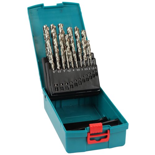 hss 4341 titanium coated spiral tap hss drill bit metric m3 m10 woodworking drill bit 1 4 hexagon shank quick change bit set Сверло по металлу, по бетону TOTAL TACSD0251, 25 шт.