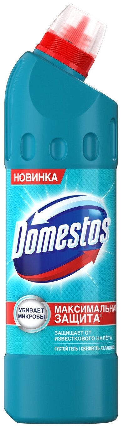 Средство для ванной и туалета Domestos чистящее Свежесть атлантики, 500 мл - фото №5