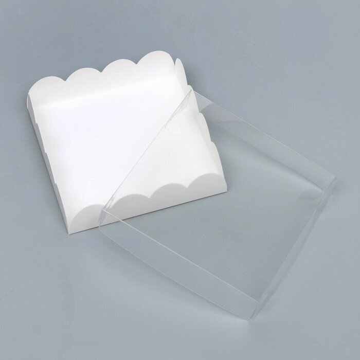 Коробочка для печенья, белая, 12 х 12 х 3 см, набор 5 шт. 7673693 - фотография № 10