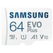 Micro SecureDigital 64Gb Samsung Sdxc Evo+ 64GB V10 W/A Mb-mc64ka/eu .