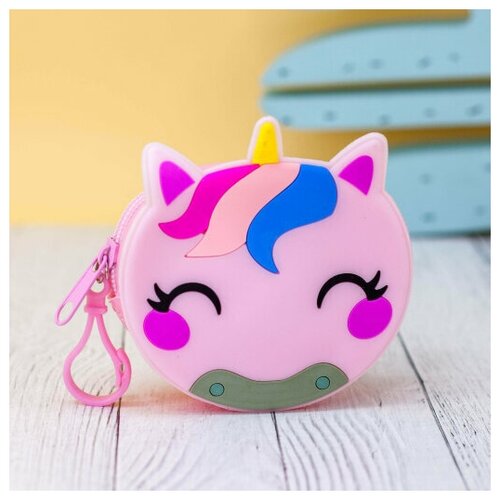 фото Кошелек детский "cowcorn" light pink, силикон ilikegift