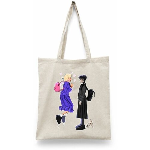 фото Сумка шоппер каждому своё, бежевый