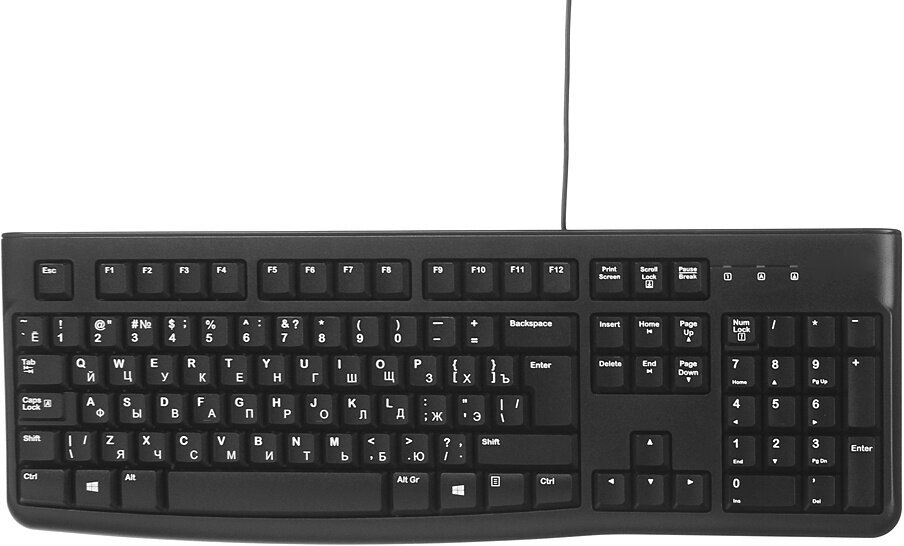 Клавиатура Logitech Keyboard K120 Black USB 920-002522