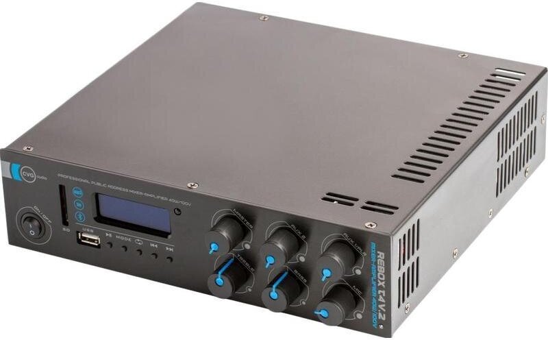 Усилитель микшер CVGAUDIO ReBox T4 40W/100V MIC in MP3/FM/BLUETOOTH
