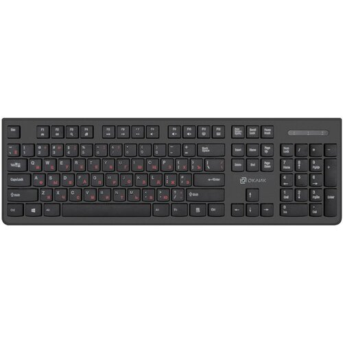 Клавиатура Оклик 505M черный USB slim 1196544 459500₽