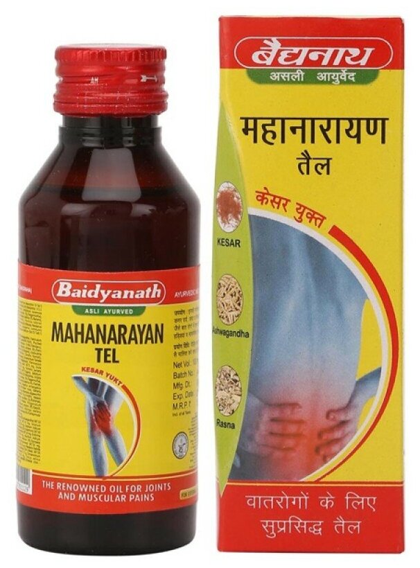 Масло Baidyanath Mahanarayan Tel, 100 мл