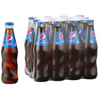 Газированный напиток Pepsi Cola, 0.25 л, стеклянная бутылка, 12 шт. Азия