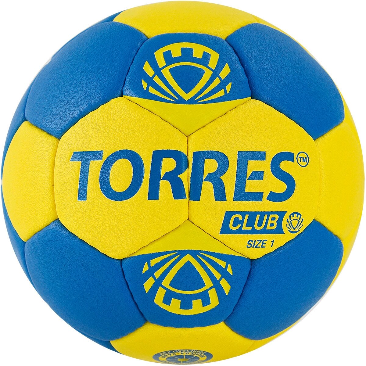 Мяч гандбольный TORRES Club, размер №1 (8-12 лет)