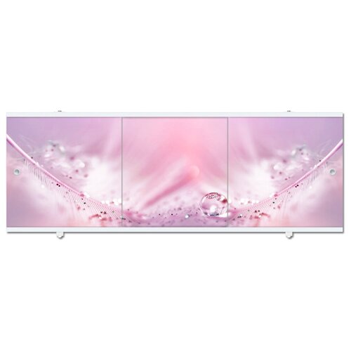 Экран для ванн премиум 1.48 А розовый(1) метакам