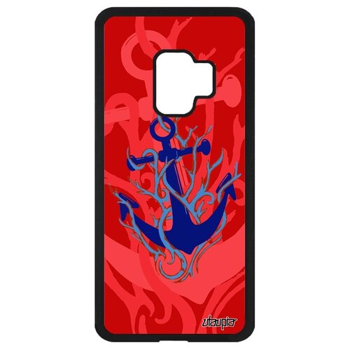 фото Чехол на телефон samsung galaxy s9, "якорь" тельняшка цепь utaupia