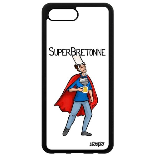 фото Чехол для телефона honor 10, "супербретонка" франция смешной utaupia