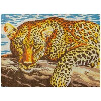 GRAFITEC канва страмин с рисунком "Леопард" 6254