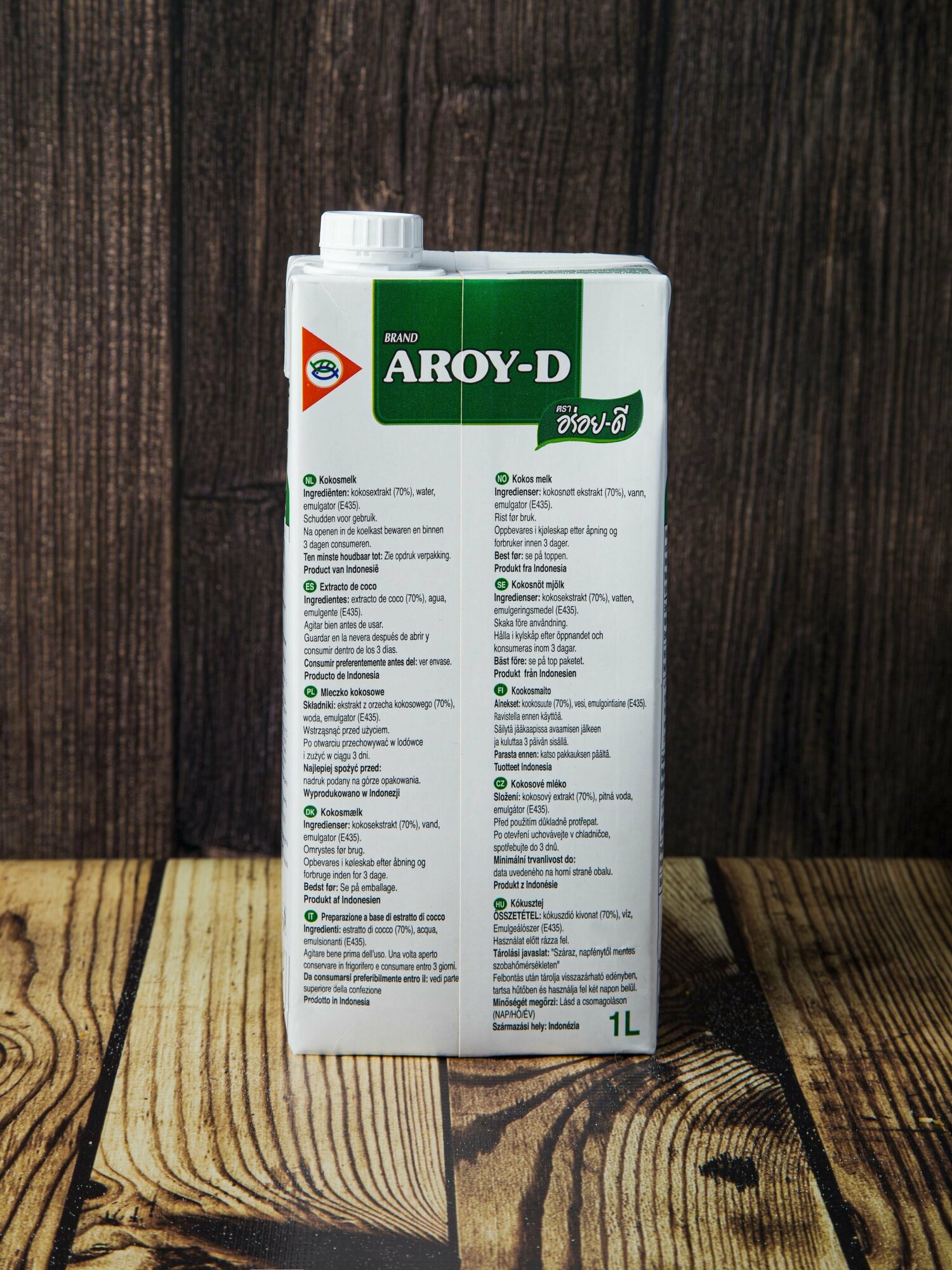 Кокосовое молоко AROY-D 70%, Tetra Pak (жирность 17-19%), 1л х 12шт - фотография № 5