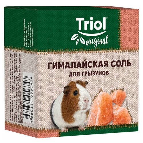 Лакомство Triol Original для грызунов гималайская соль, 40г, 24 упаковки